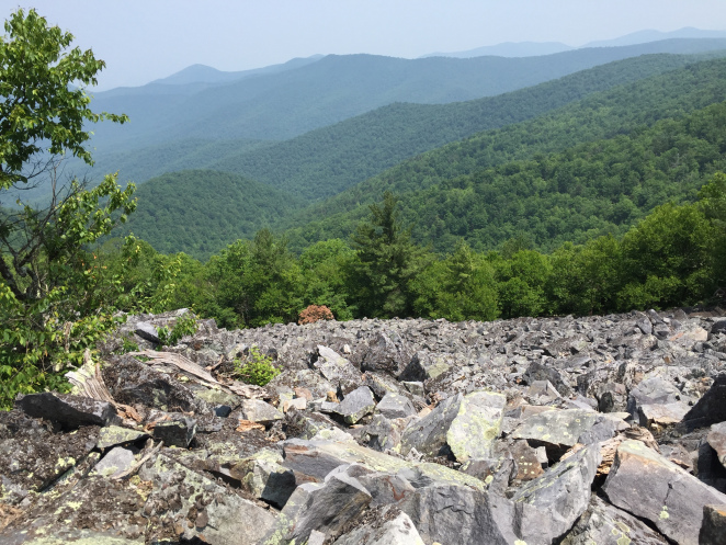 Thru-hiking the Appalachian Trail.