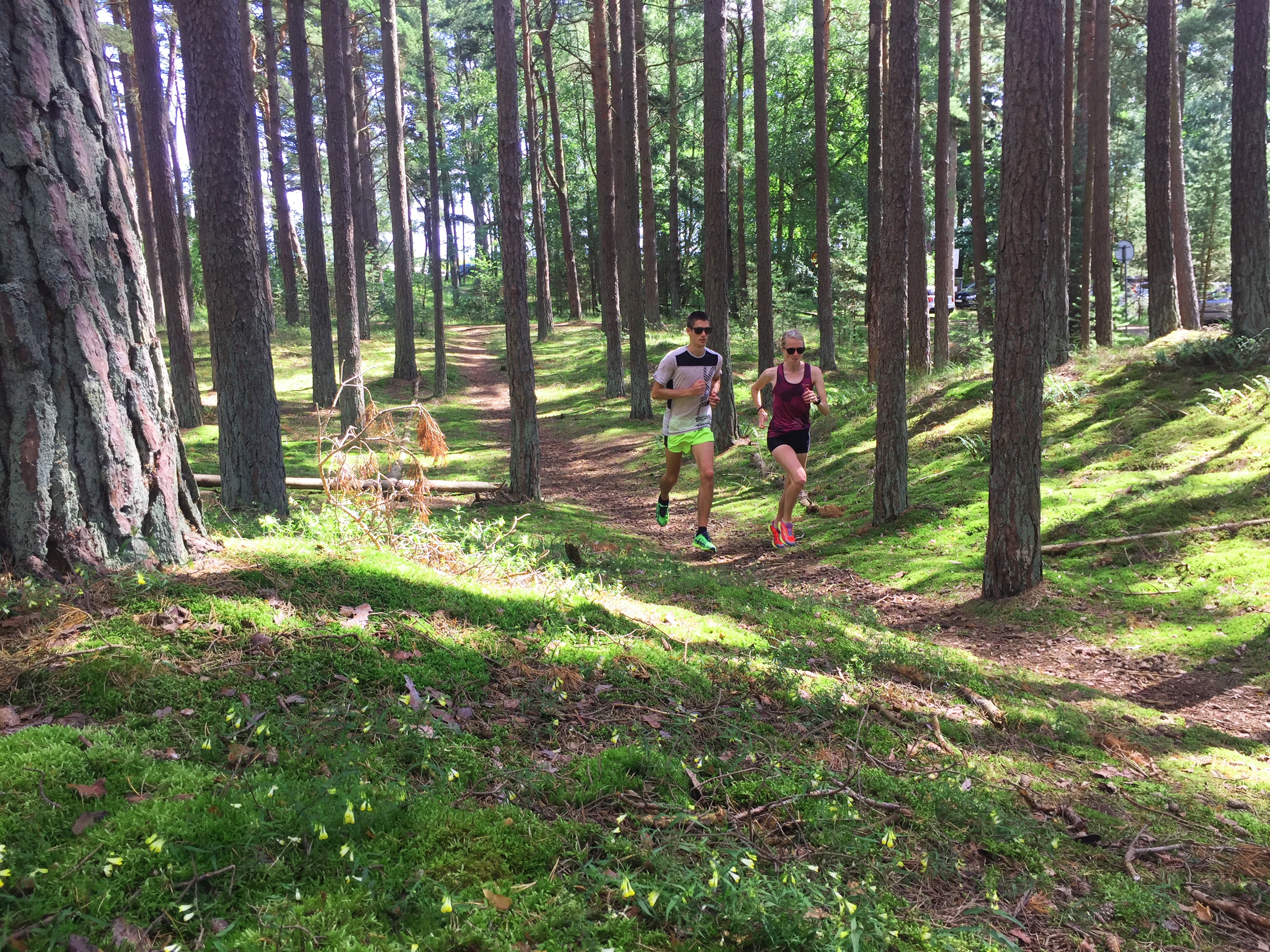 Trail running power couple, Wil and Tilda.