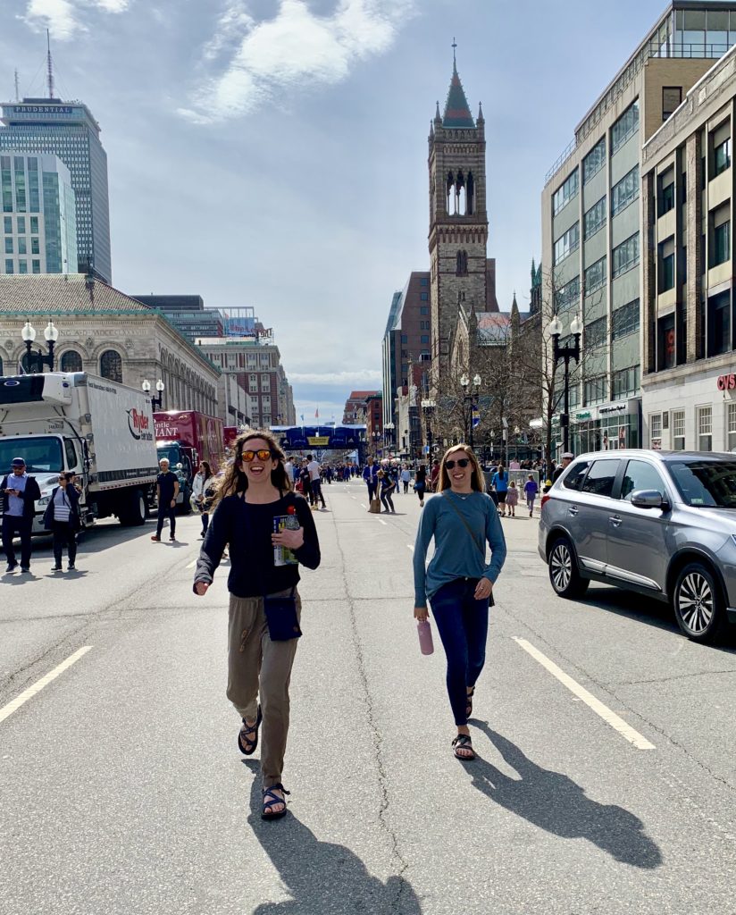 Copley Square, Boston Marathon Finish Line.