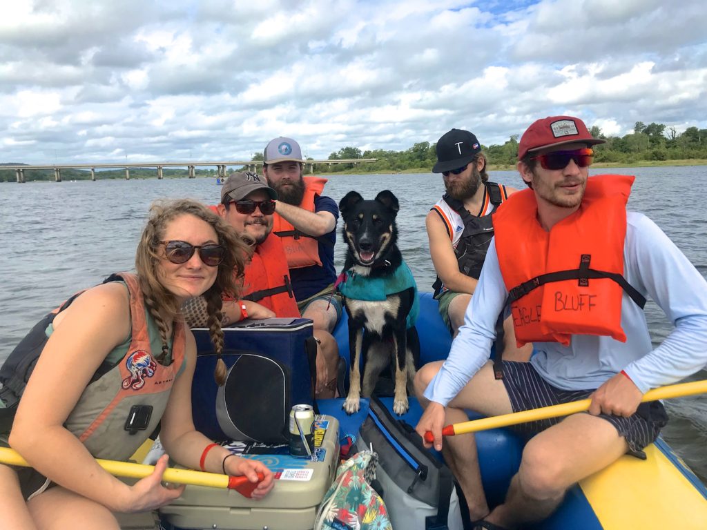 The Great Tulsa Raft Race on the Arkansas River.