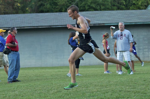 David running for Arkansas State University.