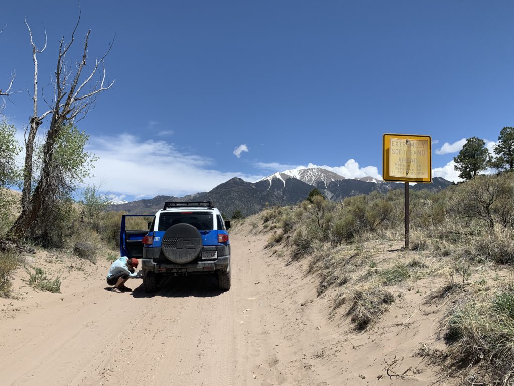 Medano Primitive Road in Colorado.