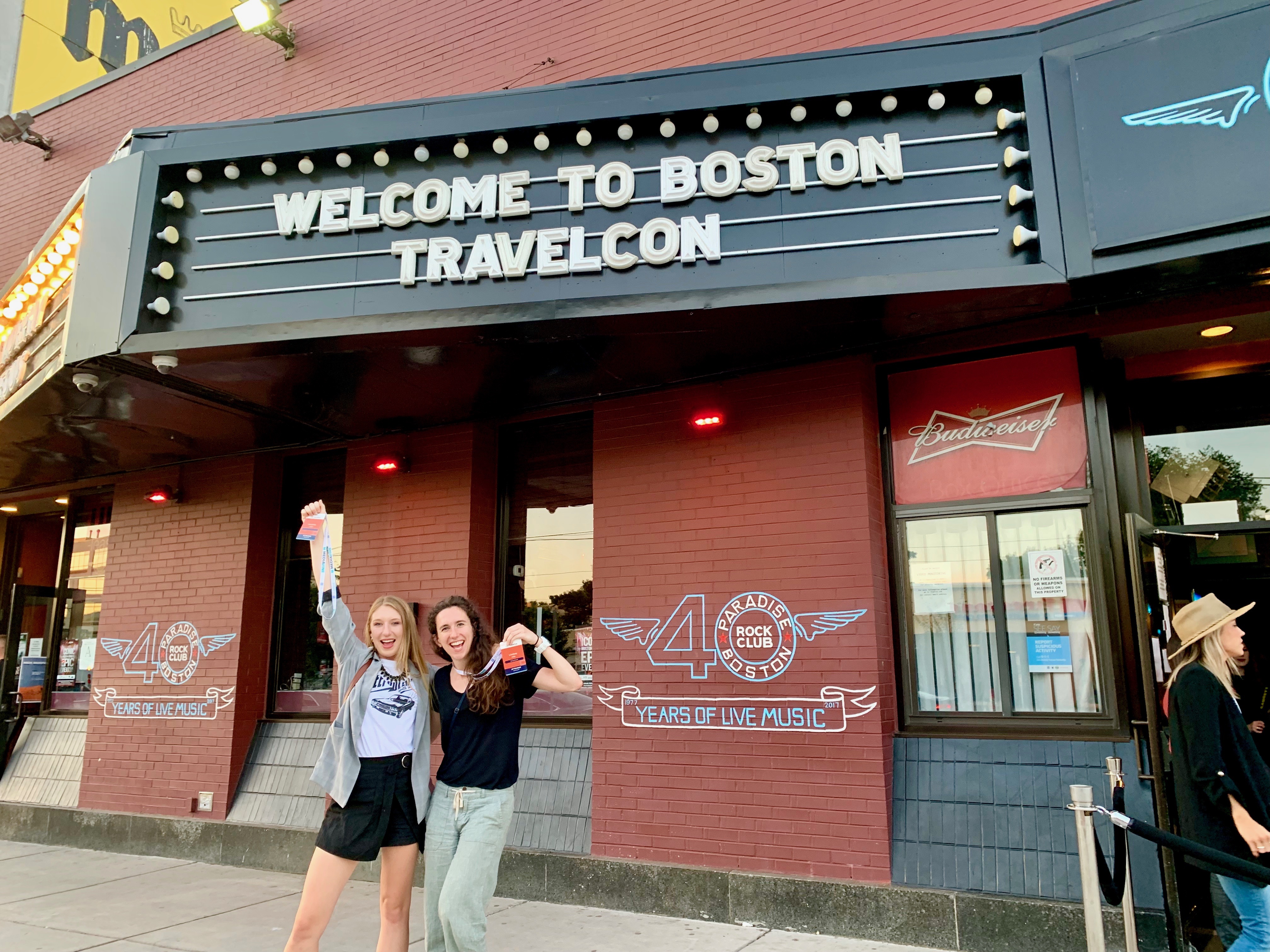 New friend at TravelCon, Boston 2019.