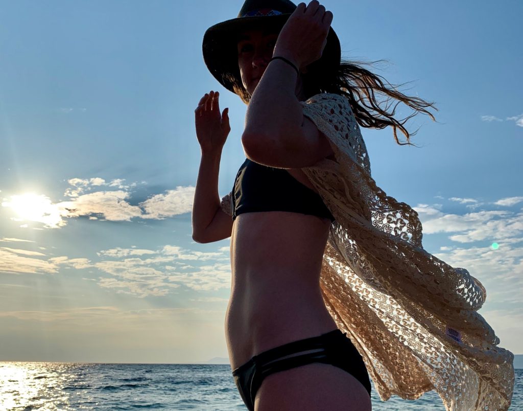 Alone, Golden Horn Beach in Croatia.