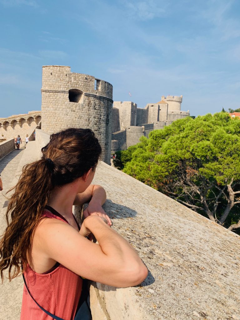 City walls of Old Town Dubrovnik, Croatia