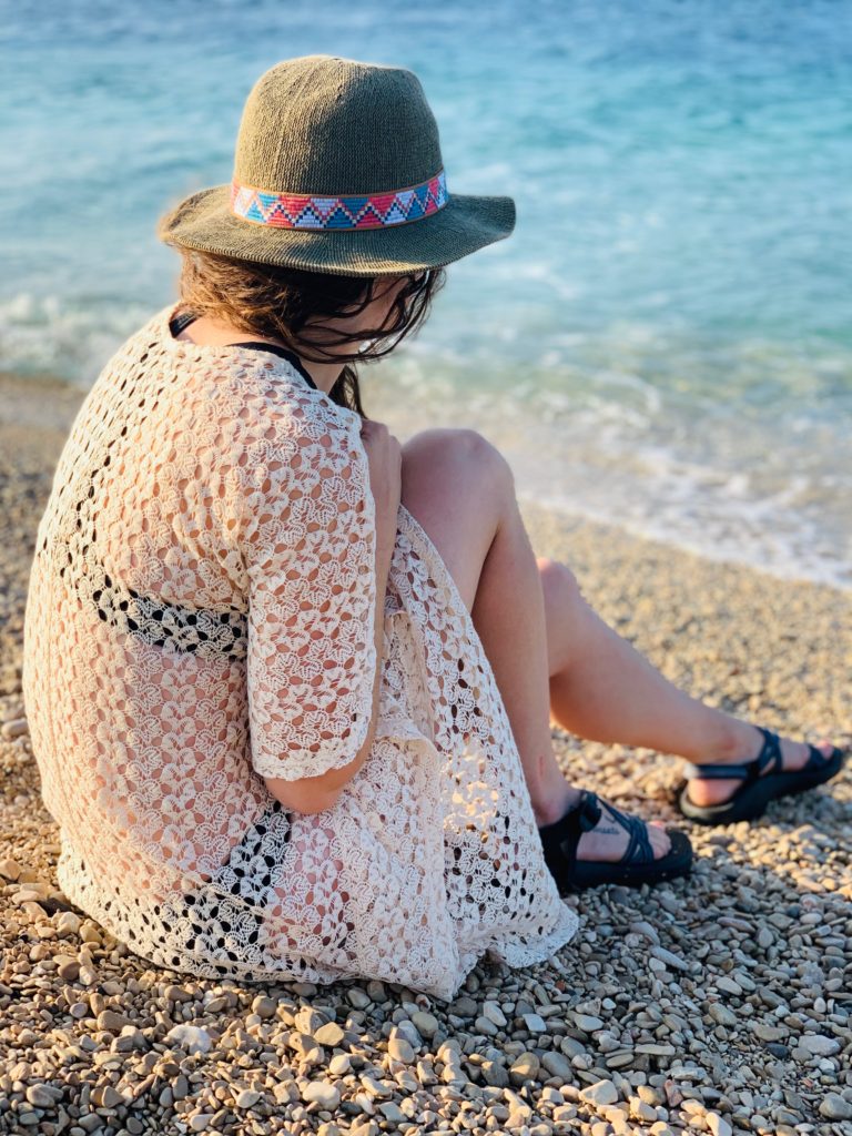 Alone on the Golden Horn Beach, Brac.