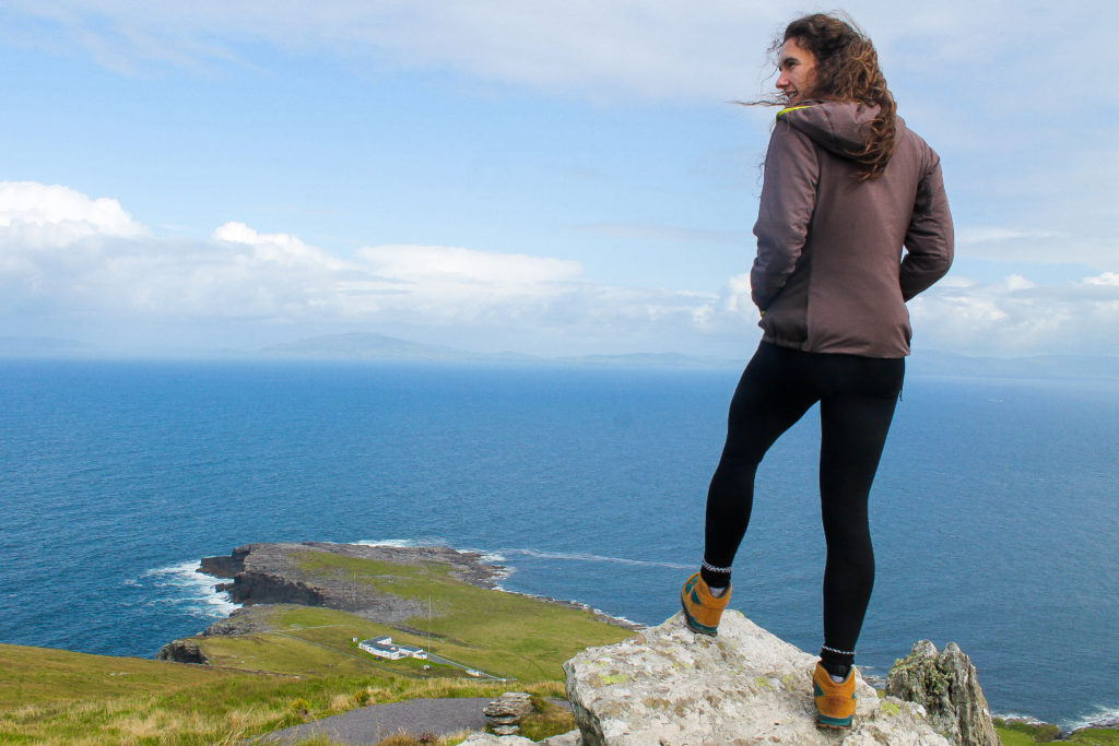 In-between the valleys, on the mountain top (photo taken in Ireland).