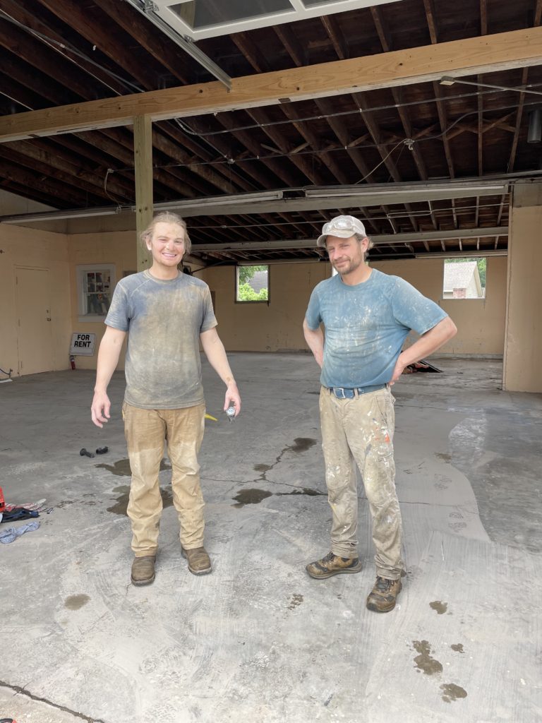 Remodeling old building Gee Street Jonesboro